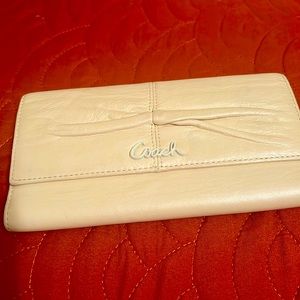 Coach trifold wallet